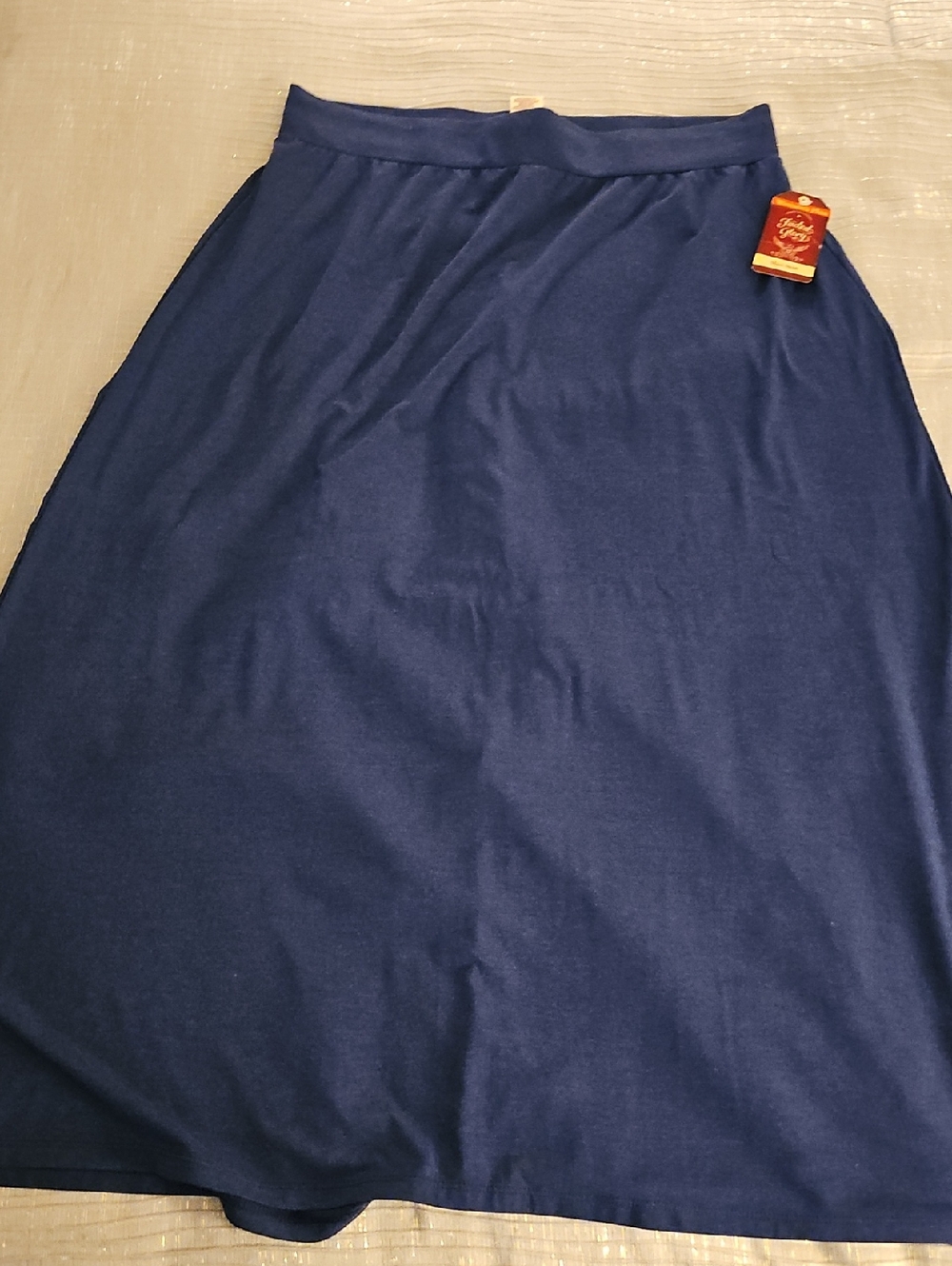 Faded Glory Deep Navy A-Line Skirt